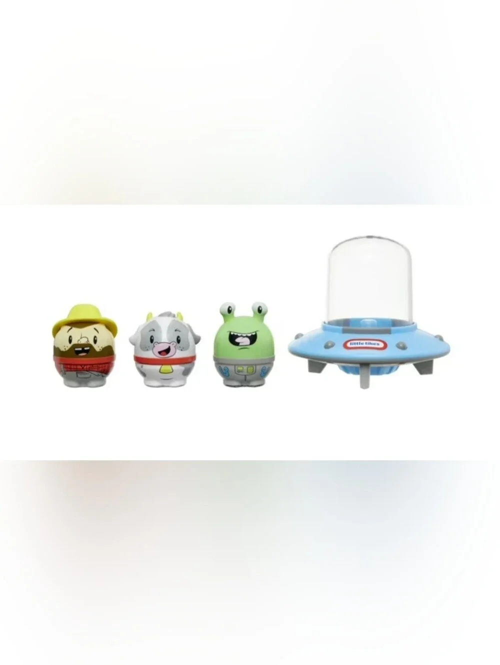 Little Tikes Toddle Tots Far Out Farm Blue UFO Playset with Green Alien